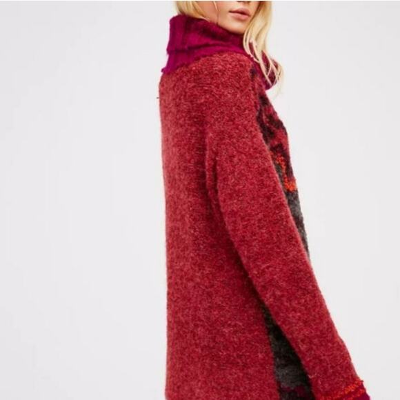 Free People Alpaca Tiger Eye Small Sweater - Picture 8 of 9